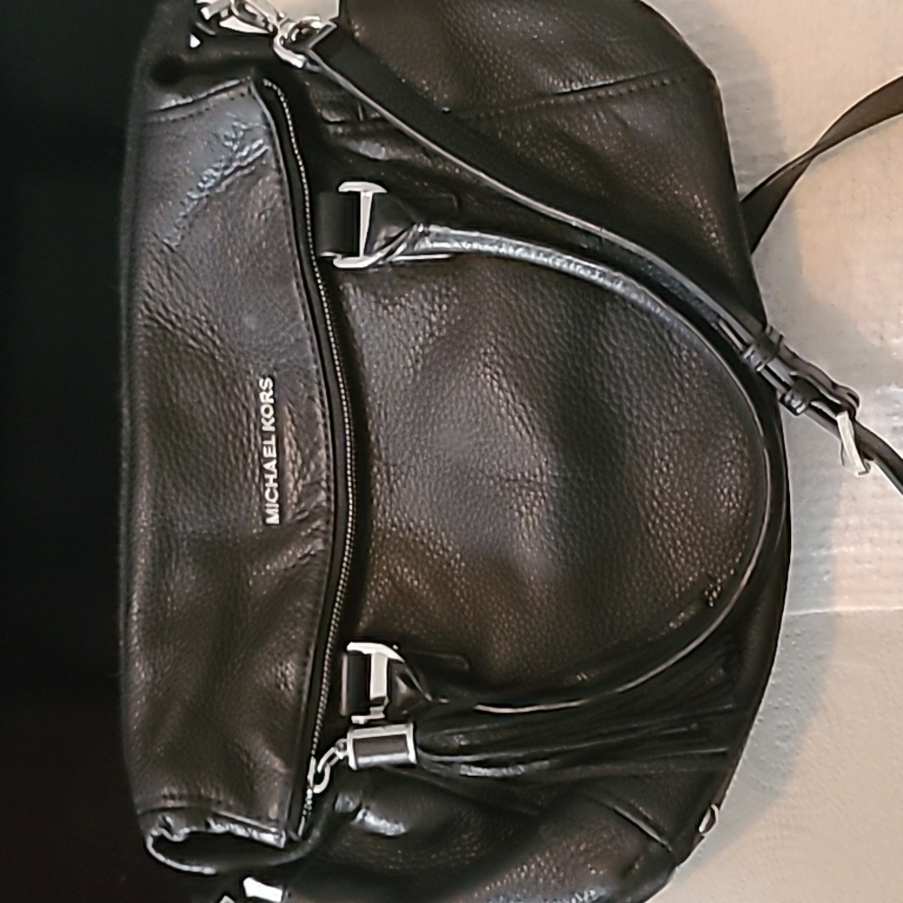 Michael Kors Black Leather Women's Bag